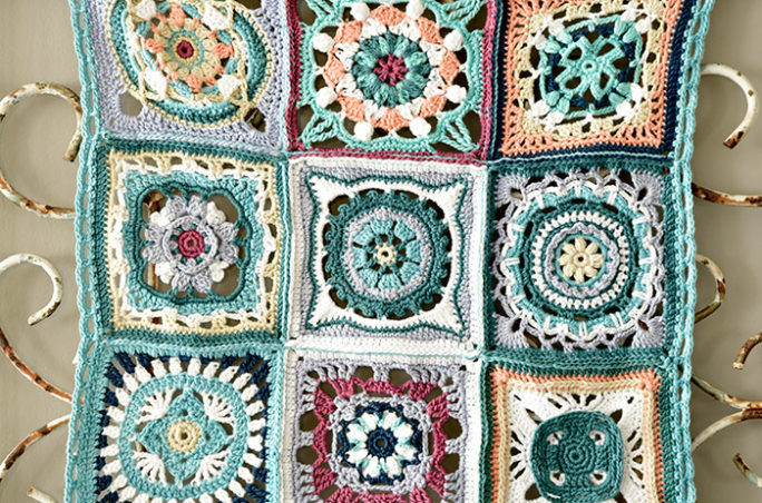 Marokkaanse hekelblokke / Moroccan crochet squares