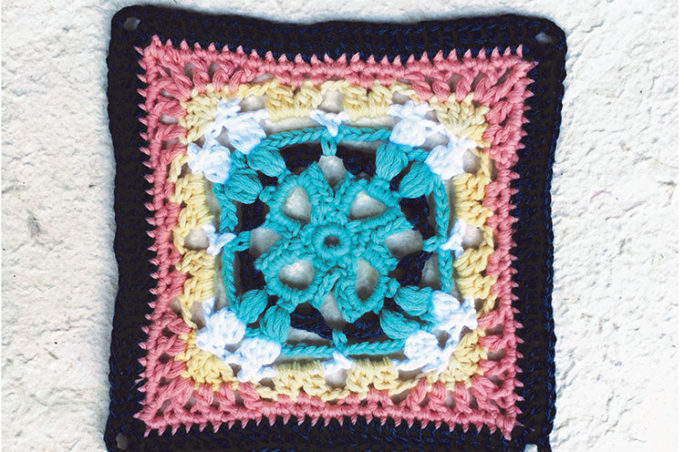 Moroccan crochet square #5