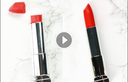 VIDEO: Hoe om jou lipstiffie reg te maak as dit gebreek het