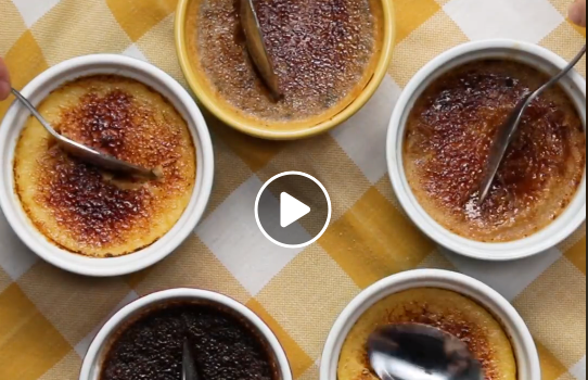 VIDEO: Maak crème brûlée met net 3 bestanddele