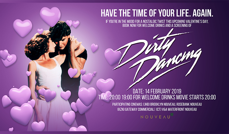 WEN: 1 van 5 dubbelkaartjies om Dirty Dancing te kyk op Valentynsdag
